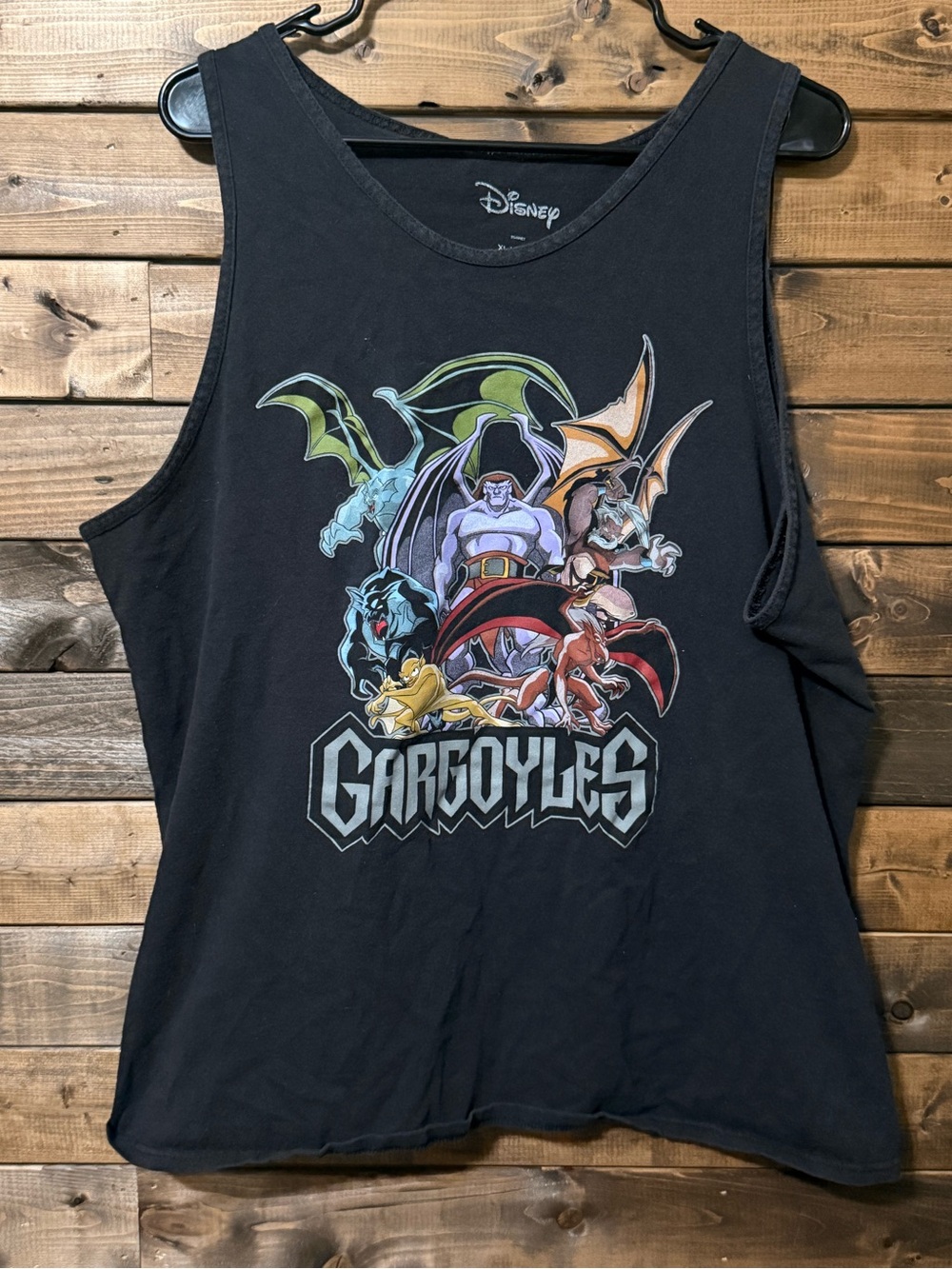 Men's Disney black shirt neckline label